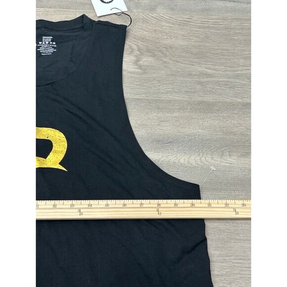 NWT Zyia Active Womens Gold Kettle Moon Tank Top Workout Gym Black Size XXXXL - Picture 6 of 7